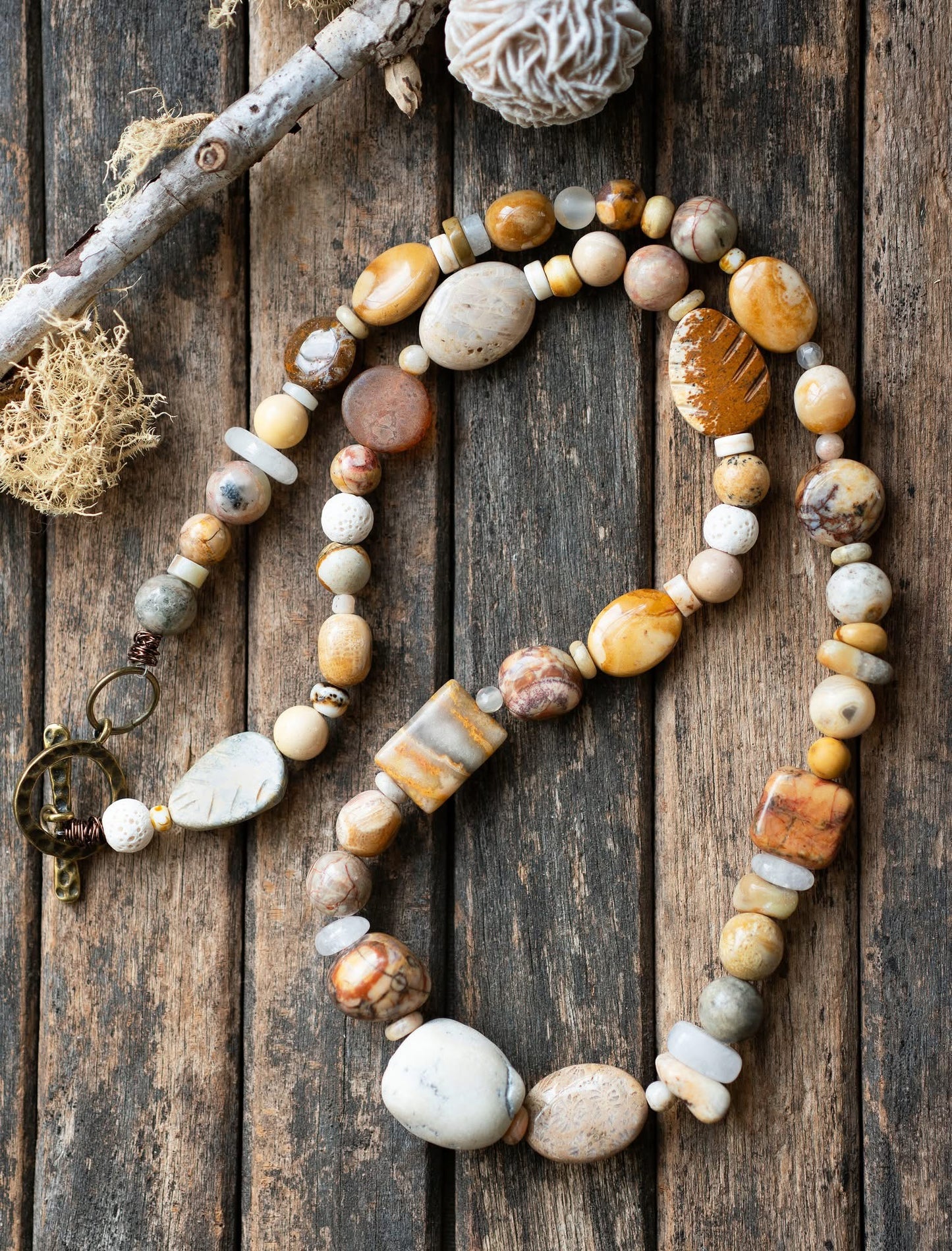 Rustic Rock Collection Picture Jasper Earthy Necklace