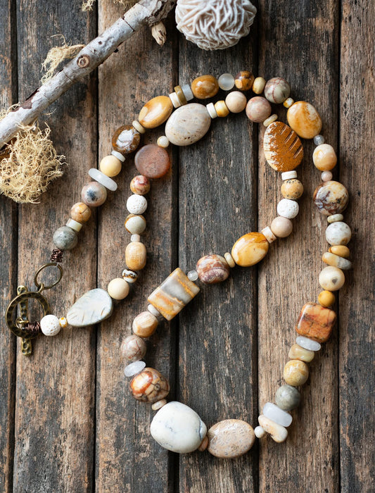 Rustic Rock Collection Picture Jasper Earthy Necklace