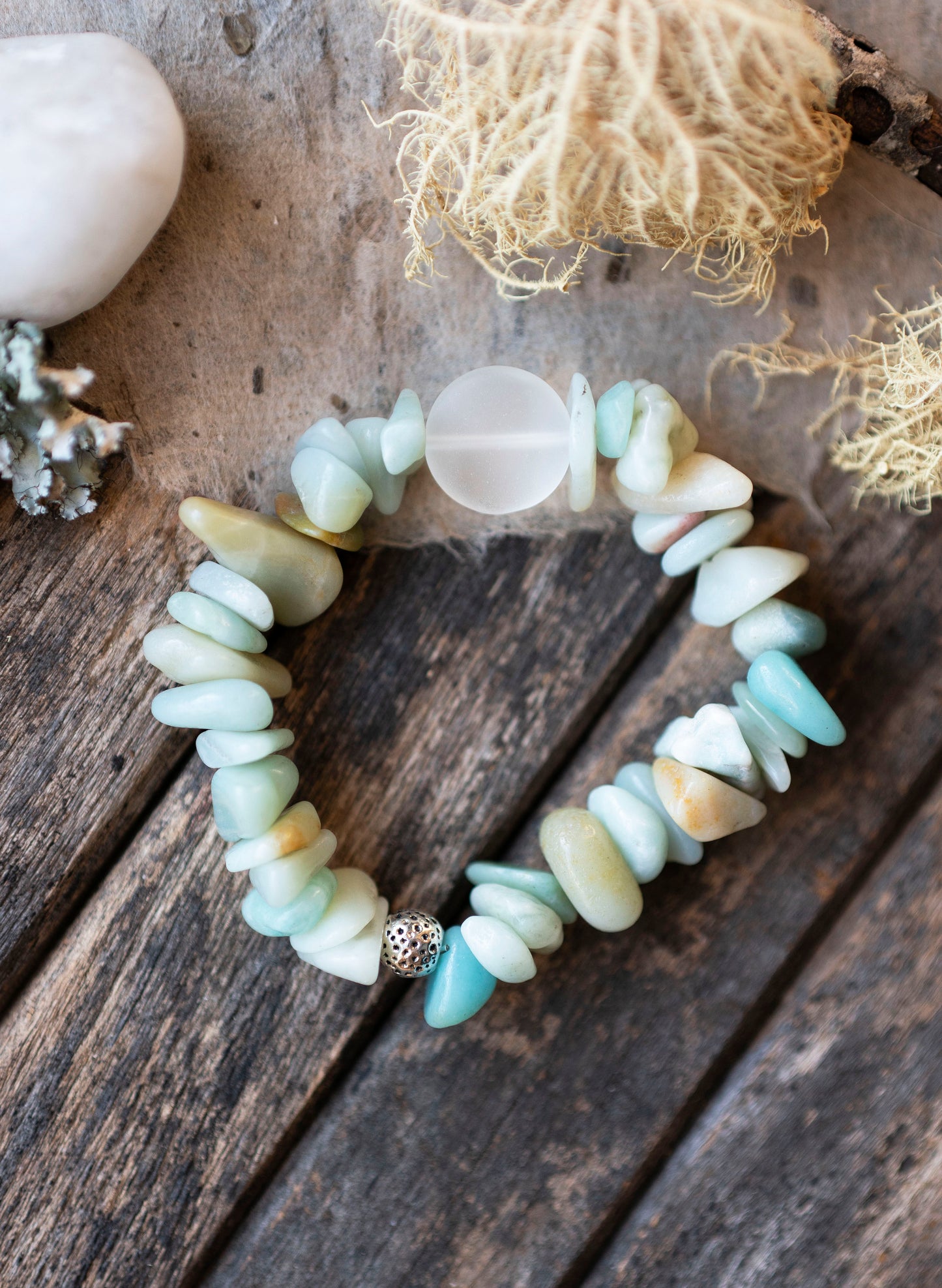 River Gems Amazonite Stretch Bracelet